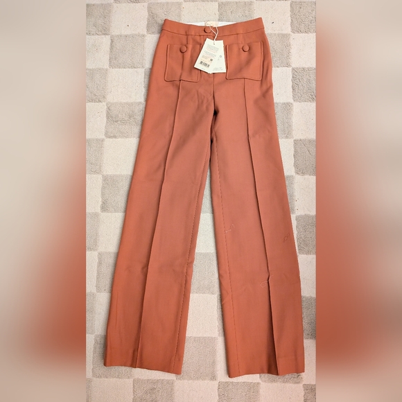 Sezane Dan Trousers, Rosewood, 34 - Picture 3 of 5